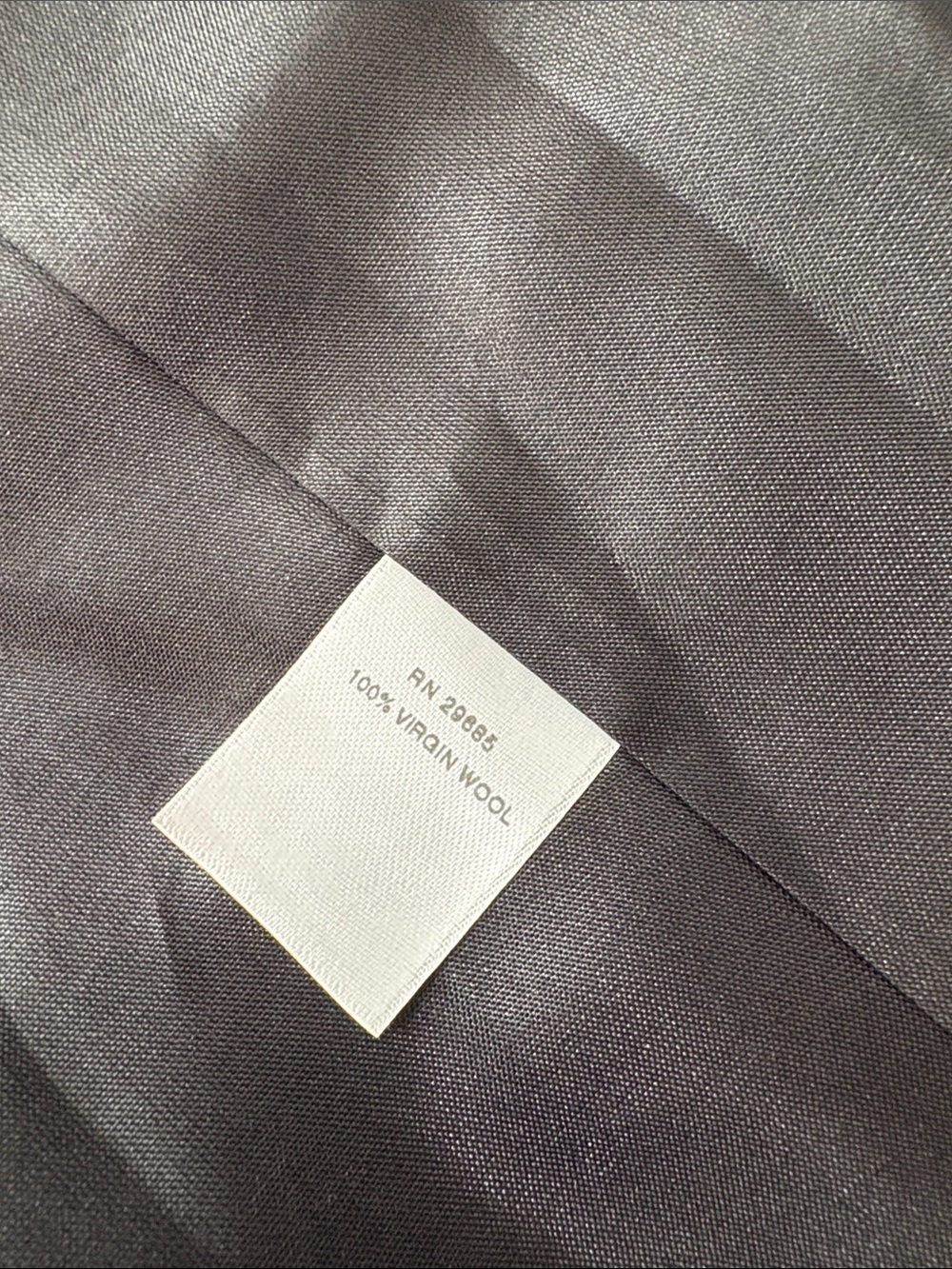 Vintage Pendleton Gray Virgin Wool Blazer Size 10 business casual minimalist - Picture 6 of 6